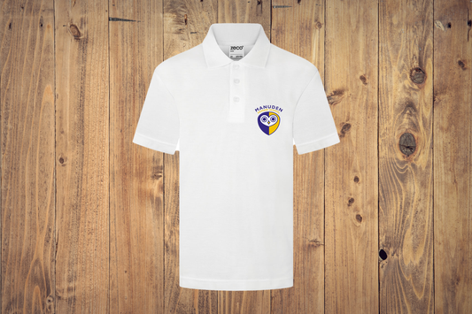 Manuden White Polo Shirt - KS1